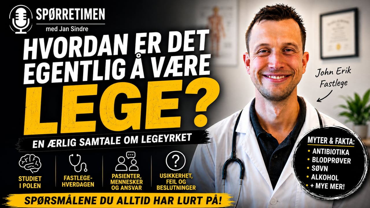 Spørretimen: Hvordan er det egentlig å være lege? – med fastlege John Erik